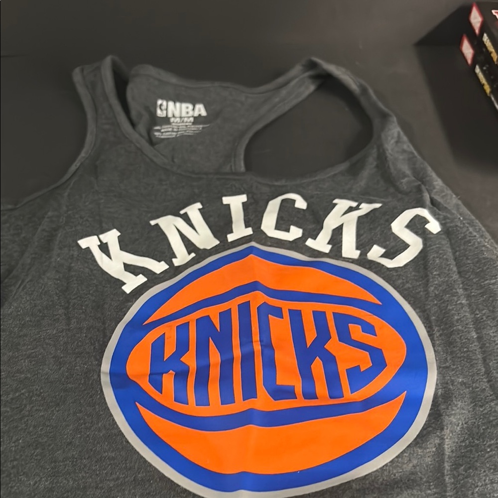 NBA Knicks Gray Tank Top